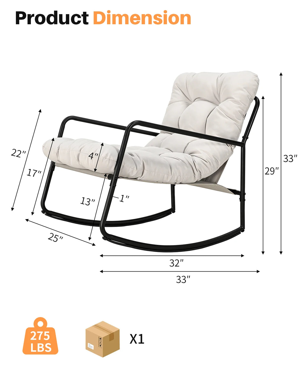 Outdoor Rocking Chair