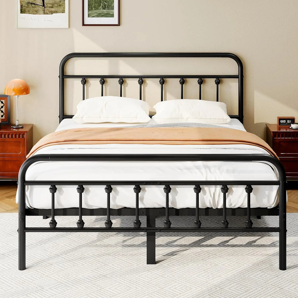 Victorian Metal Platform Bed