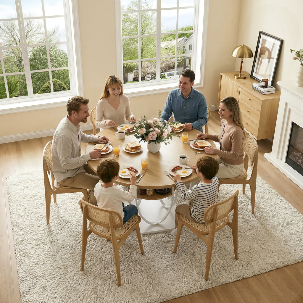Round Dining Table for 4–6