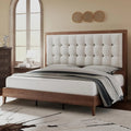 Solid Wood King Platform Bed