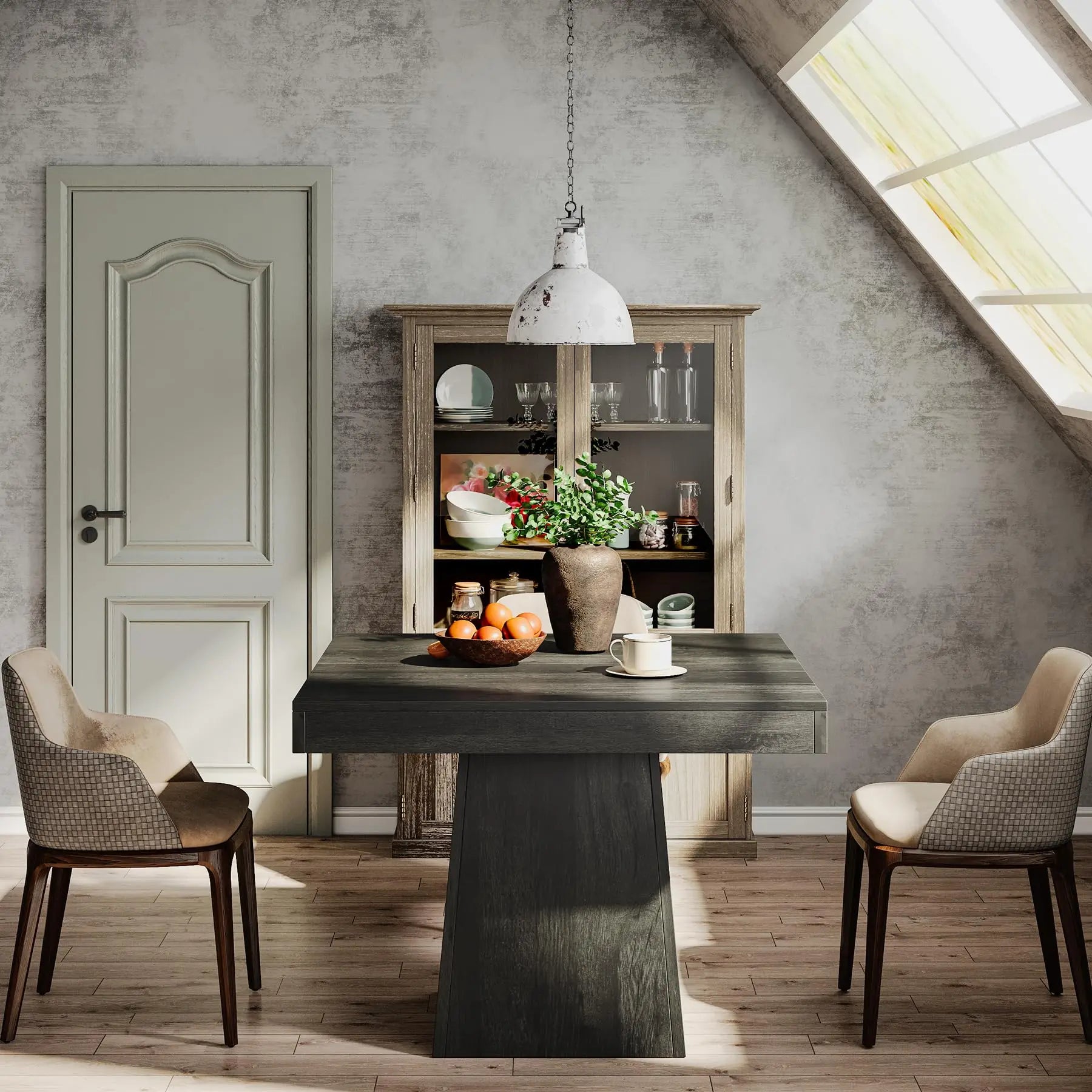 Square Farmhouse Dining Table
