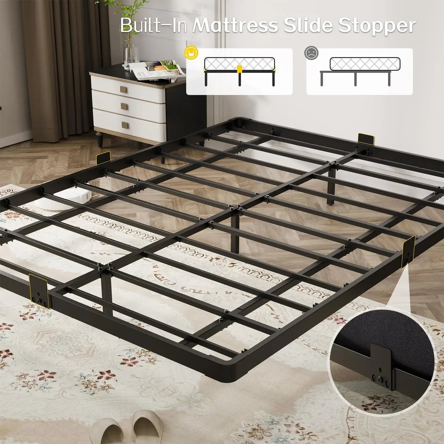 Floating LED Bed Frame