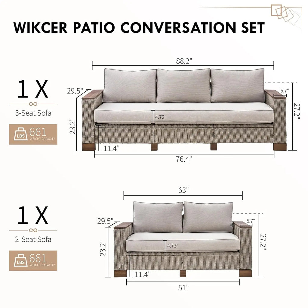 Modular Wicker Patio Collection