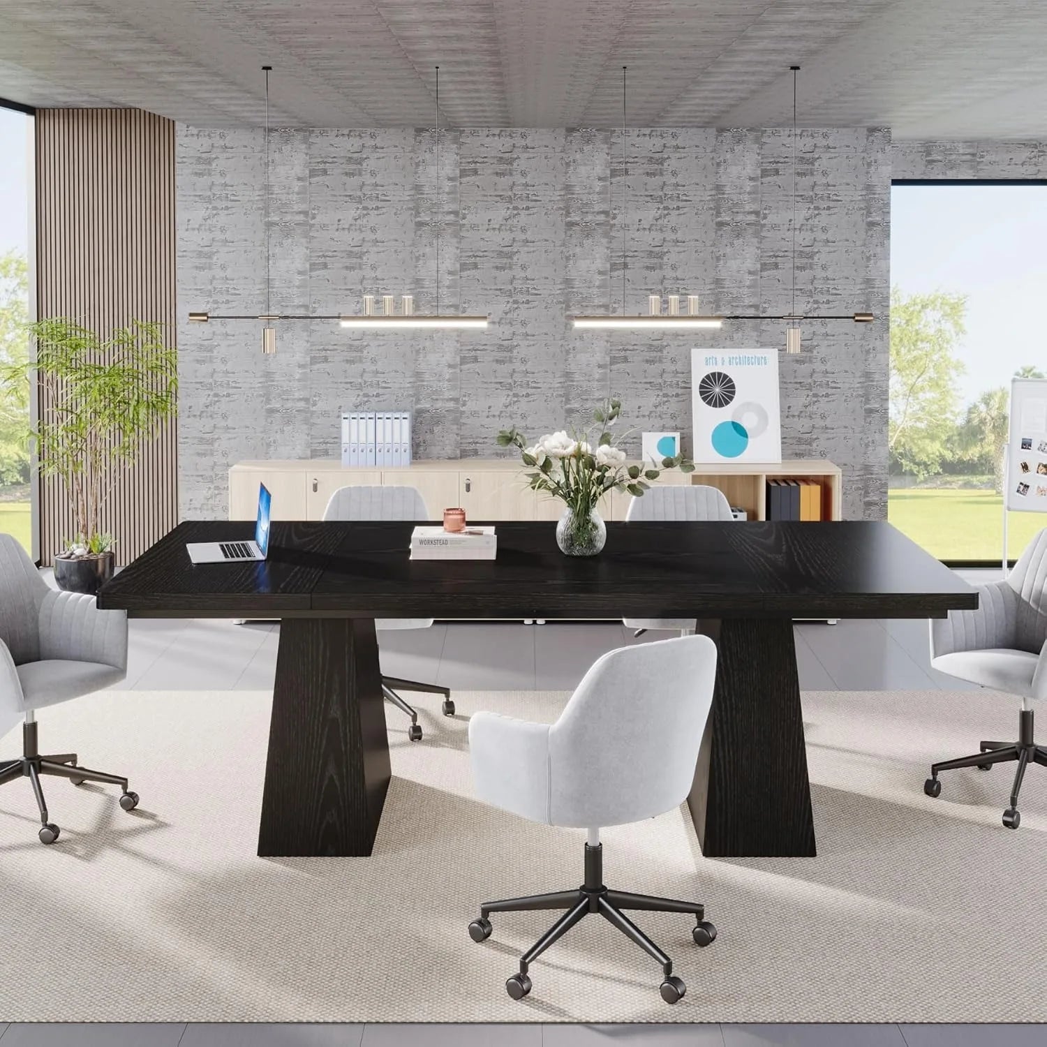 Black Dining Table for 4–6