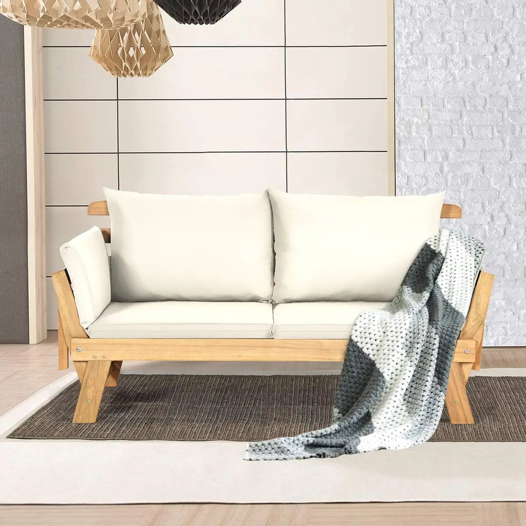 Convertible Acacia Daybed Sofa