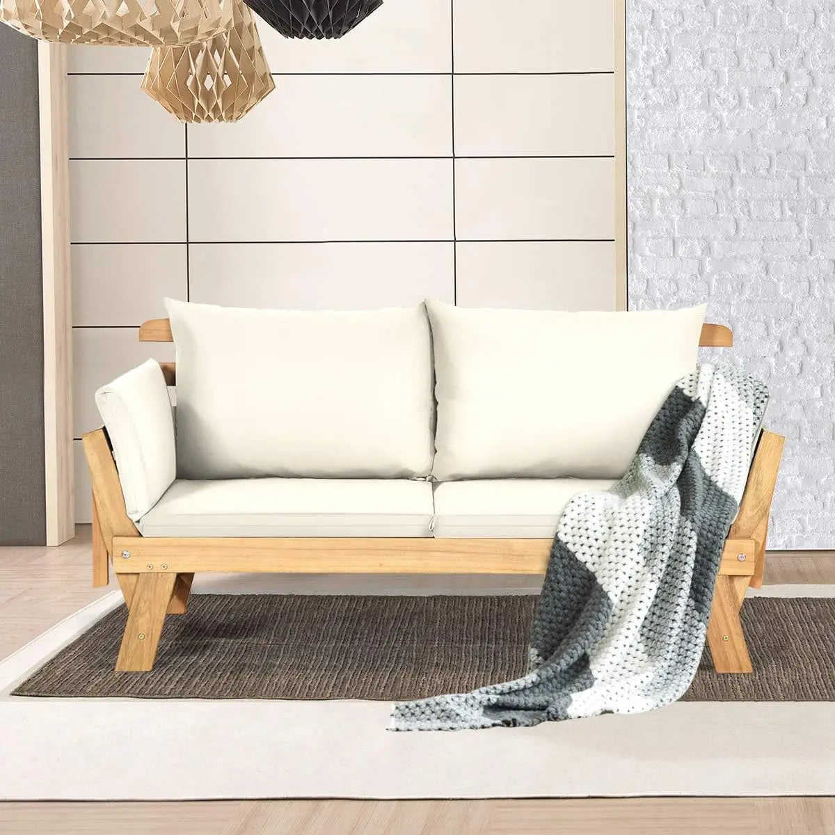 Convertible Acacia Daybed Sofa