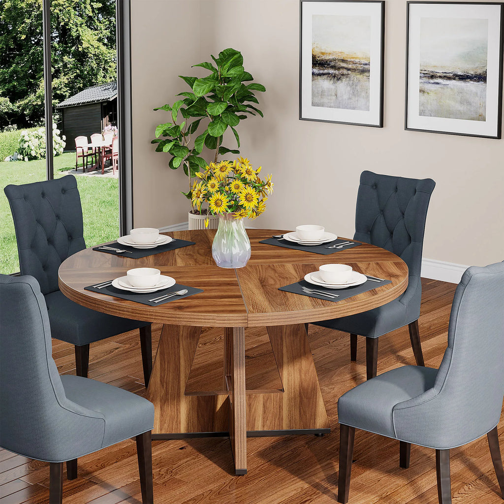 Farmhouse Round Dining Table