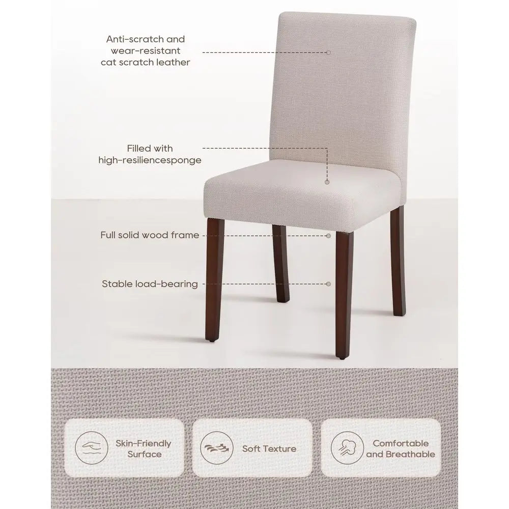 Rustic Farmhouse Dining Chairs Set of 6