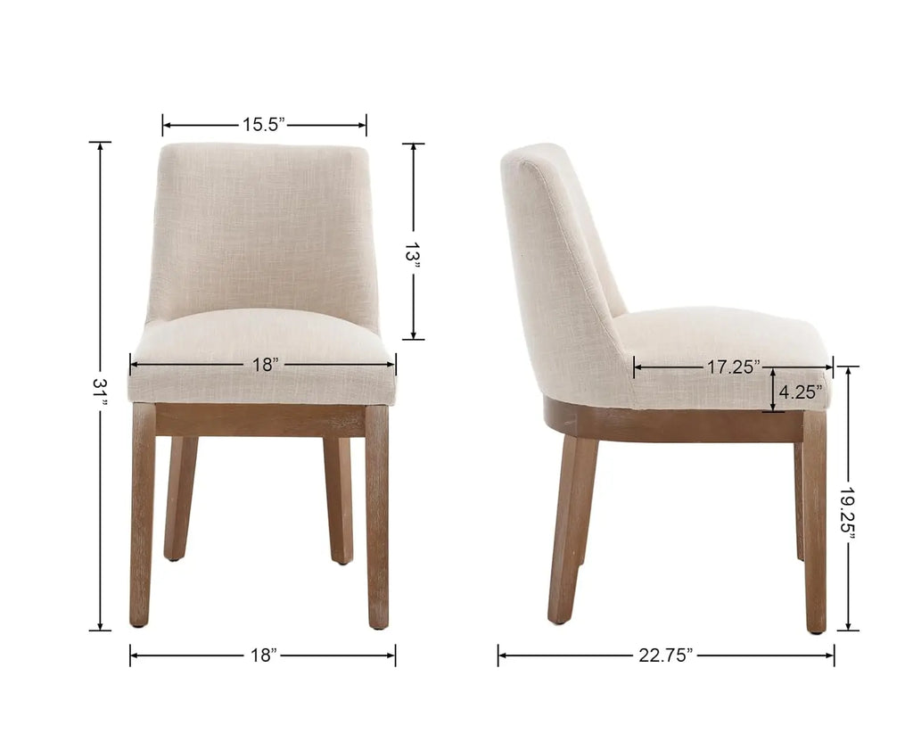 Upholstered Dining Chairs Set of 4