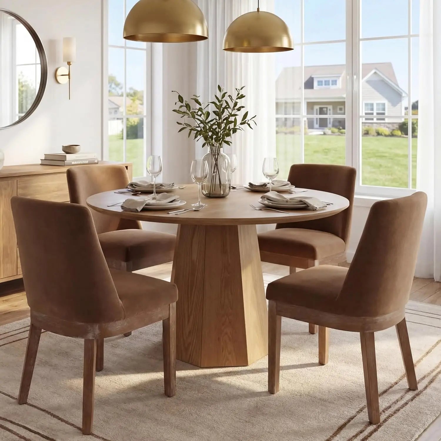 Upholstered Dining Chairs Set of 4