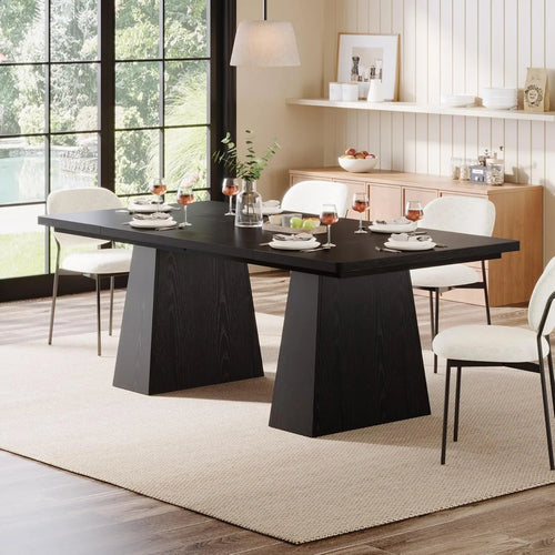 Black Dining Table for 4–6