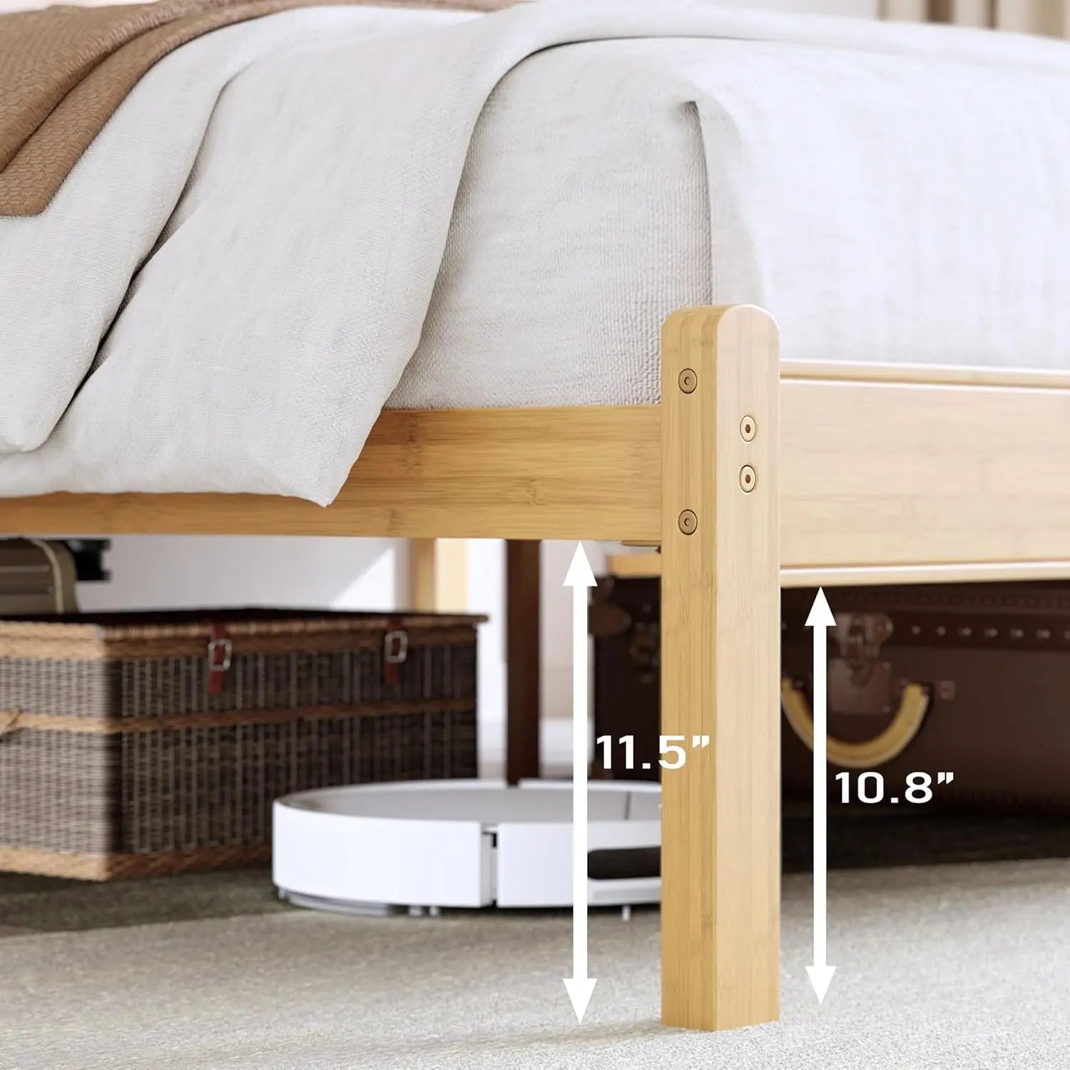 Bamboo King Bed Frame
