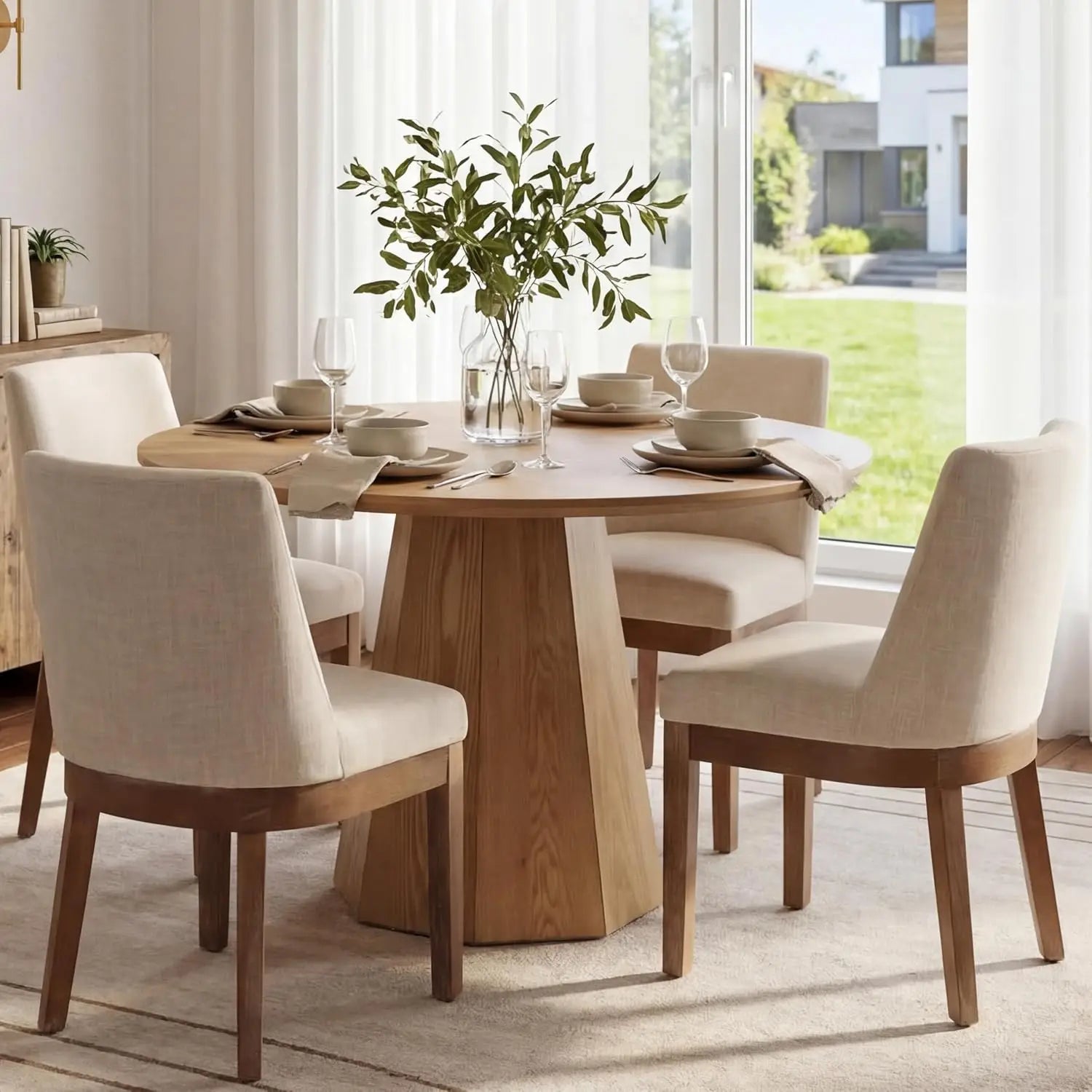Upholstered Dining Chairs Set of 4
