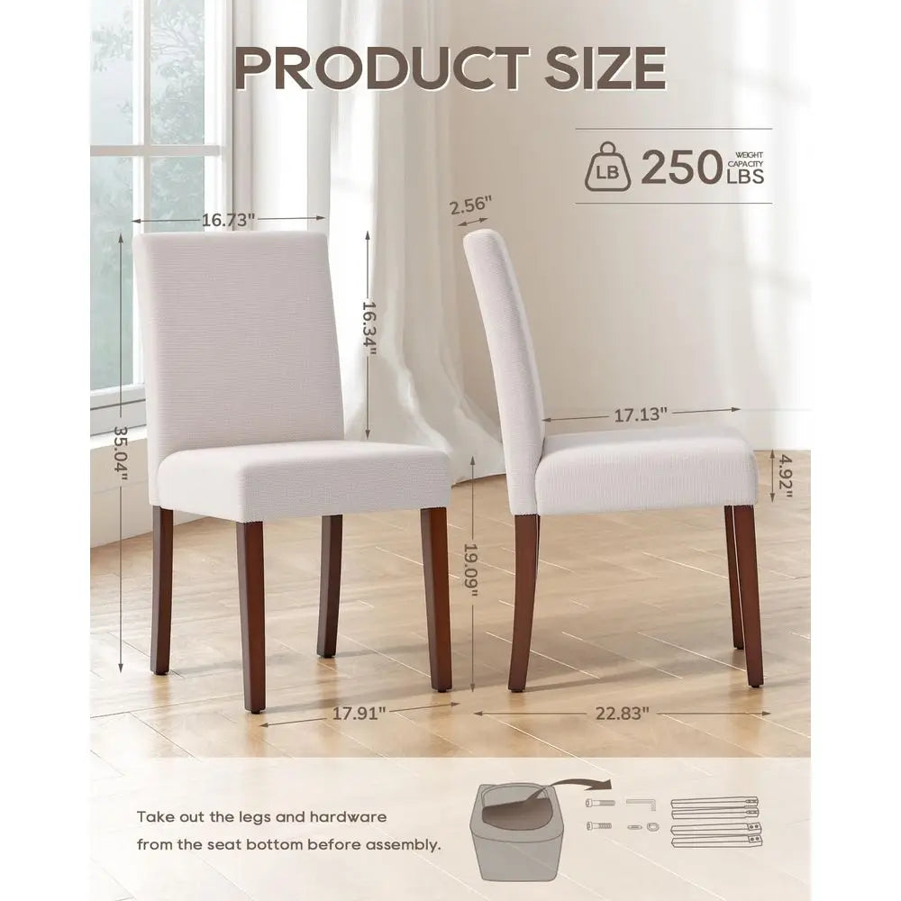Rustic Farmhouse Dining Chairs Set of 6
