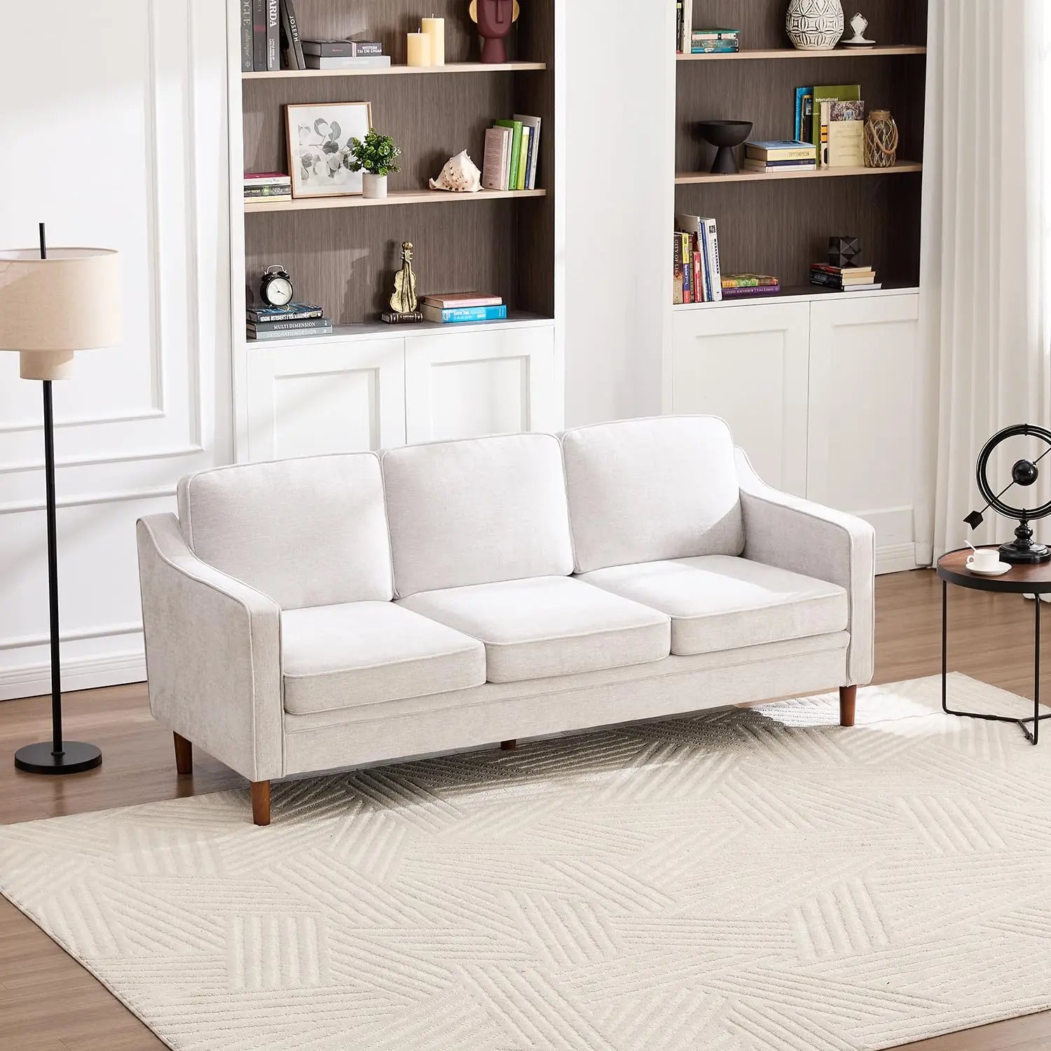 Light Blue Chenille Sofa