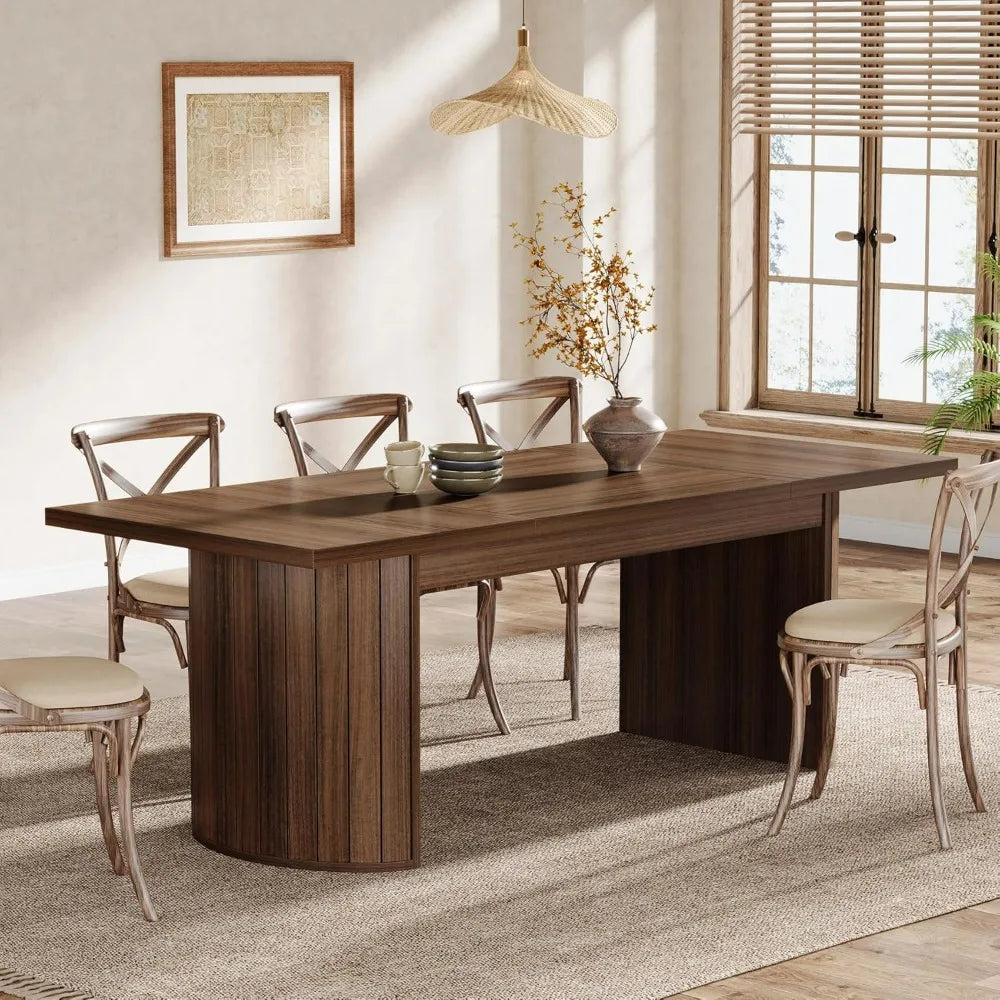 Farmhouse Dining Table for 6–8