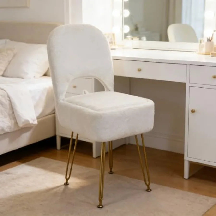 Vanity Chair with Storage