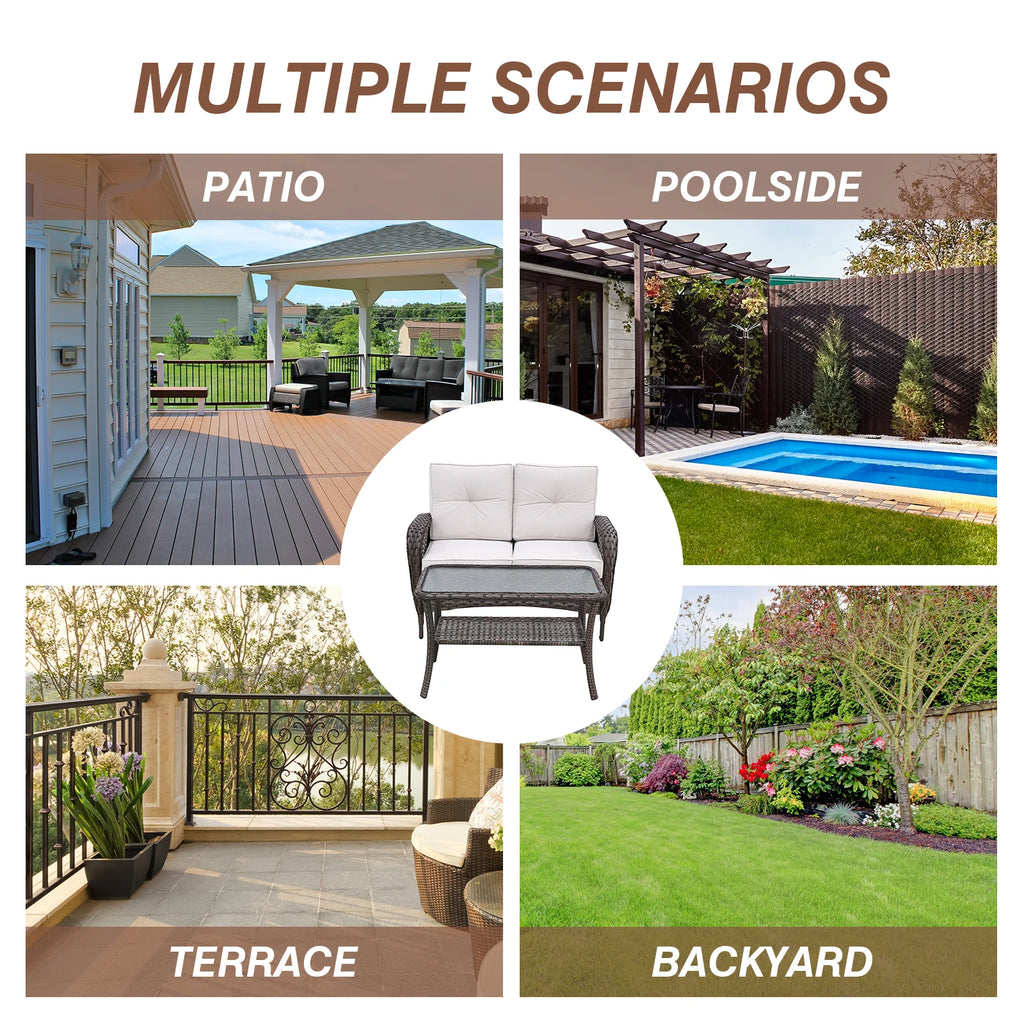 Vintage Patio Bistro Set