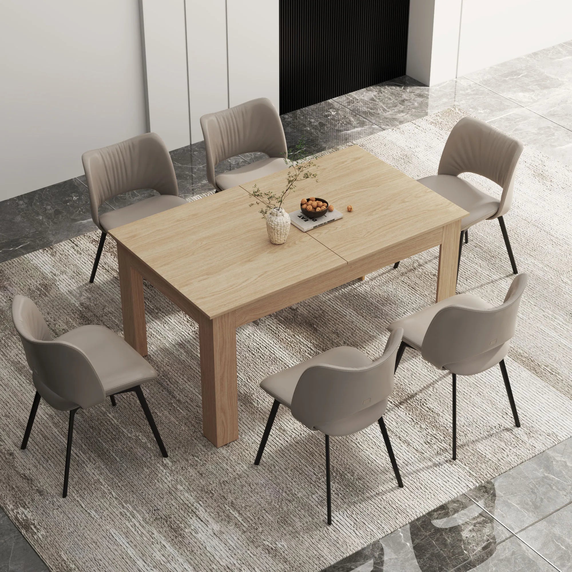 Extendable Dining Table for 6–10