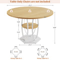Round Dining Table for 4–6