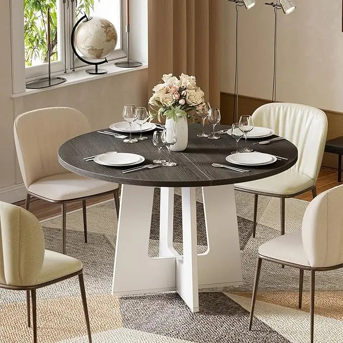 Round Dining Table for 4