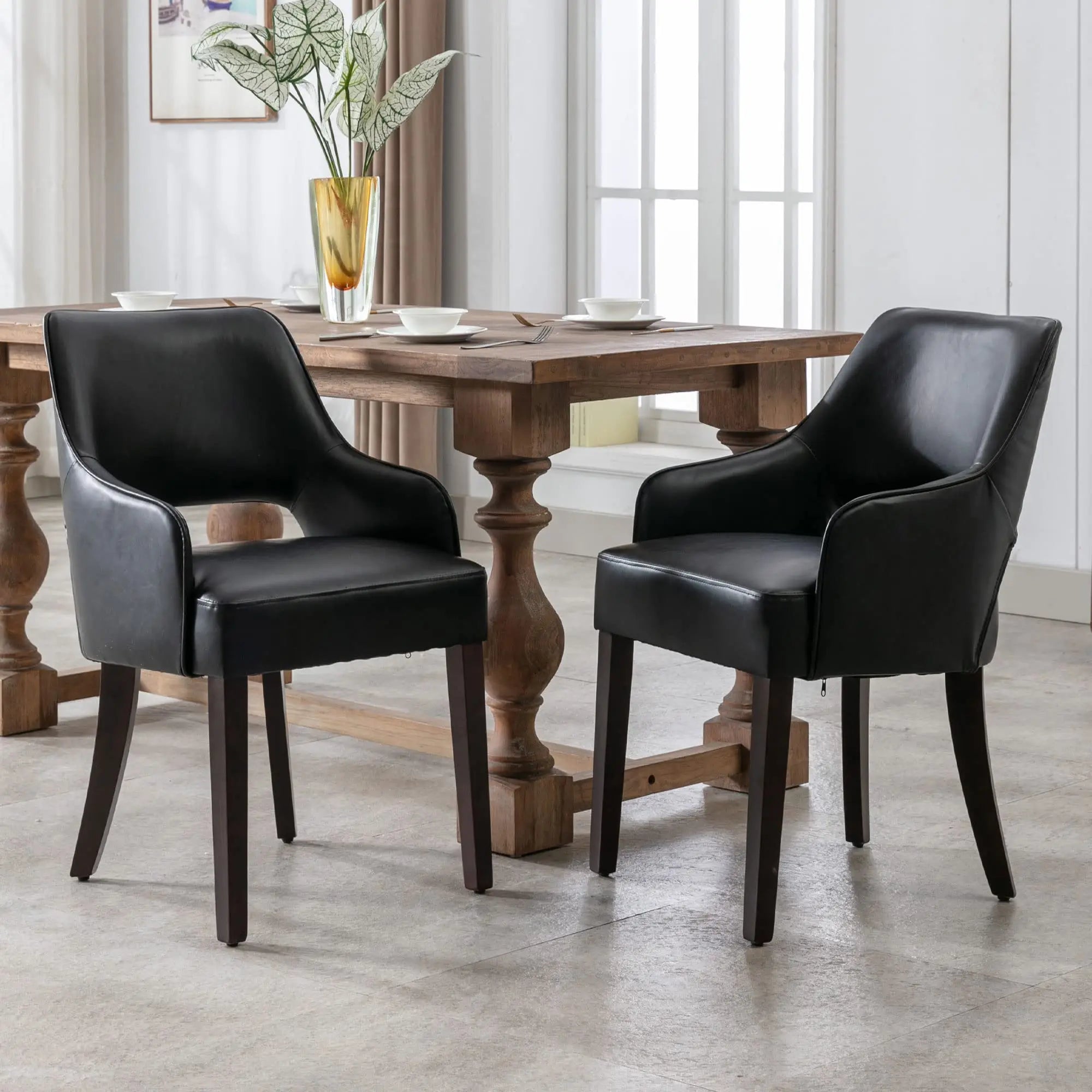 Upholstered Dining Chairs Set of 2