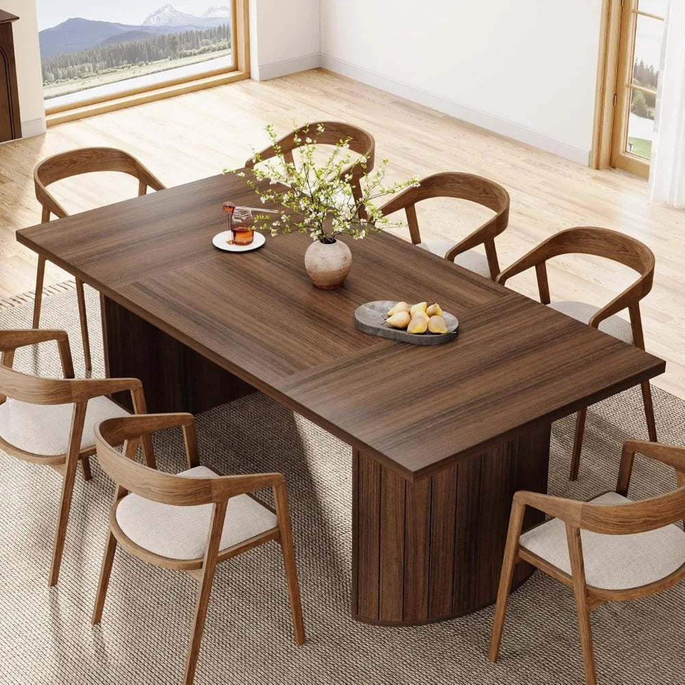Farmhouse Dining Table for 6–8