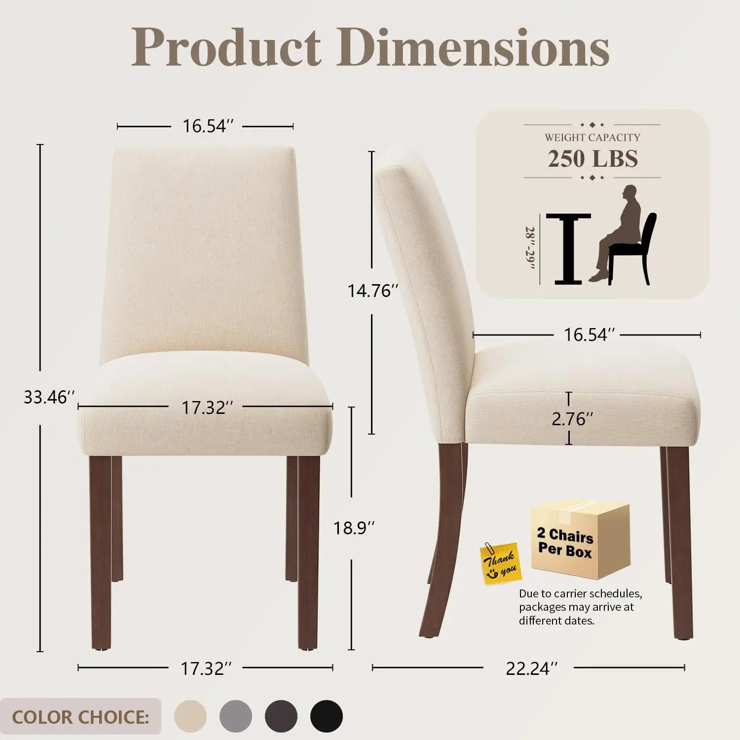 Dining Chairs Set of 6