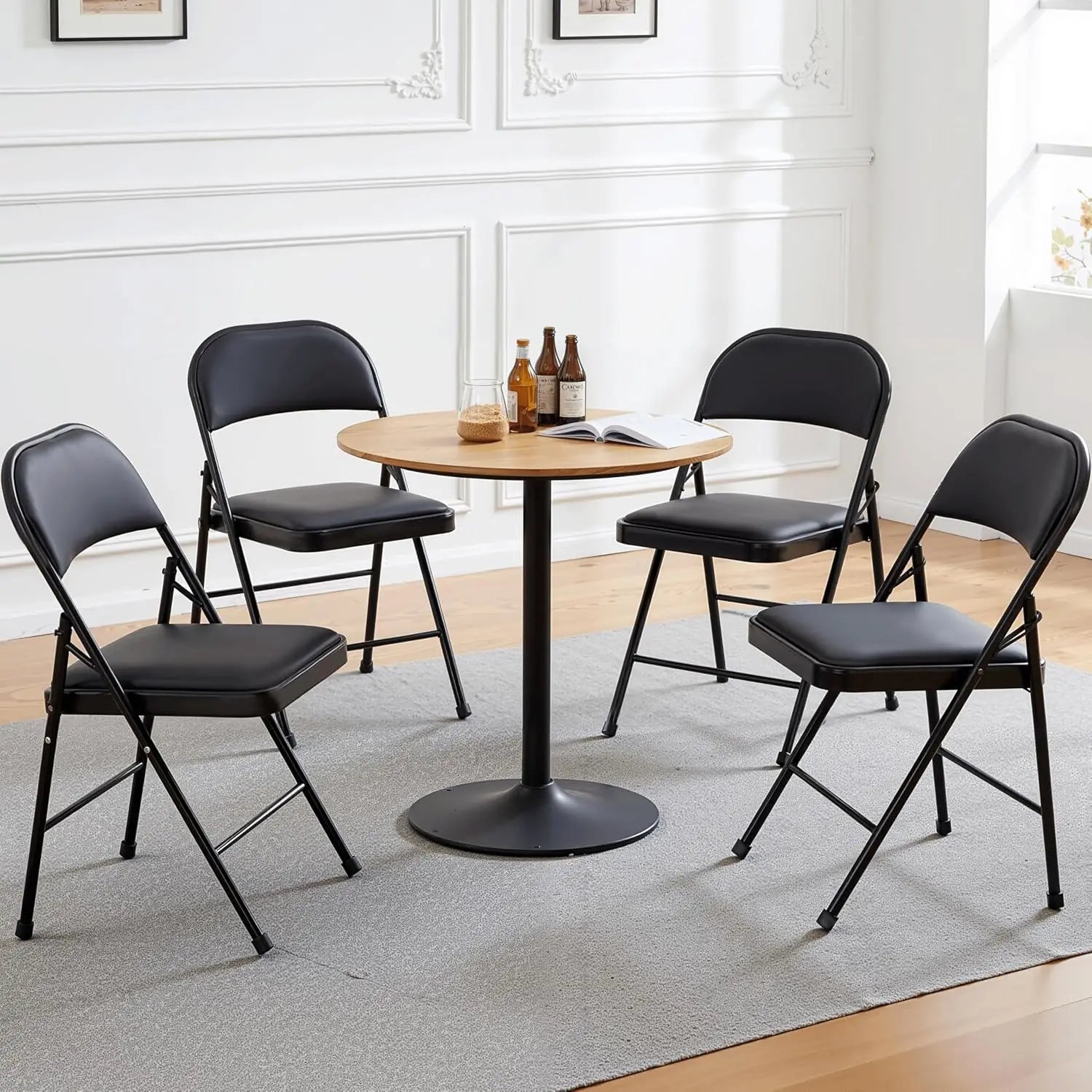 Folding Chairs Set of 4
