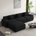 Modular Sectional Sofa with Ottoman