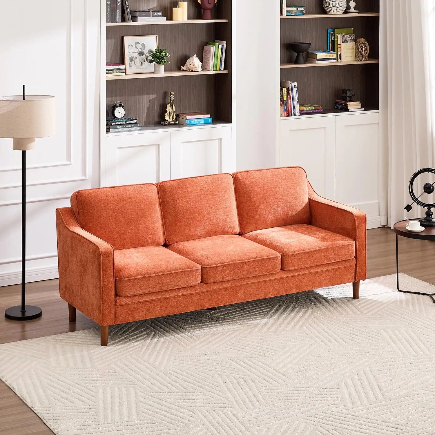 Light Blue Chenille Sofa