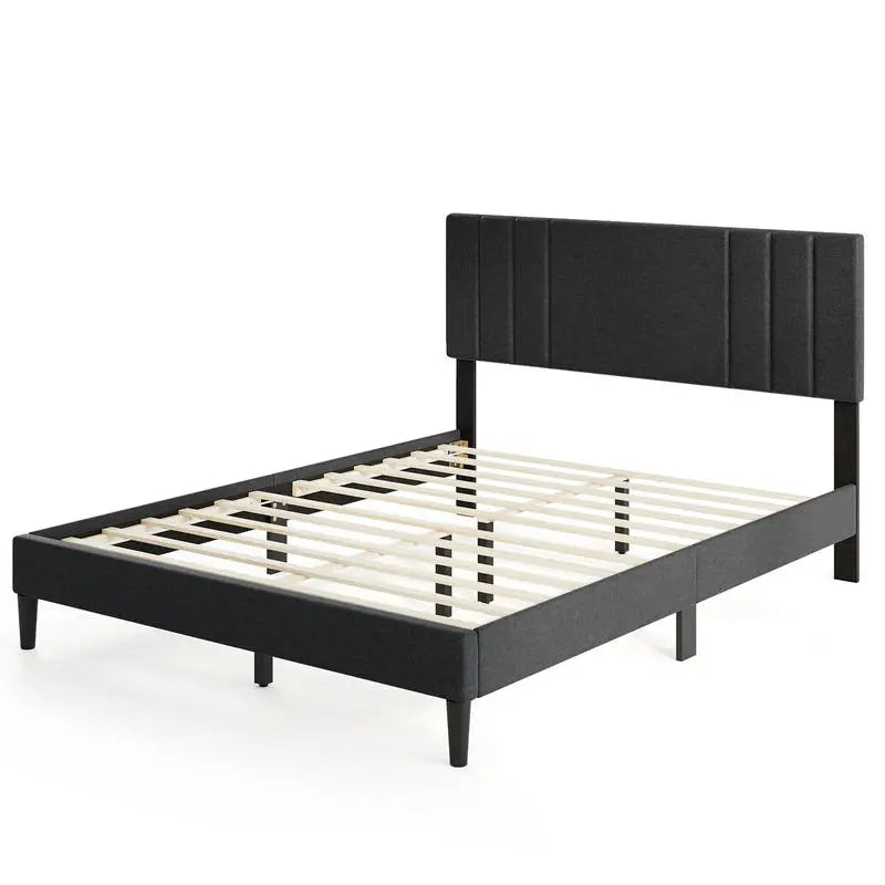 Tufted Upholstered Bed Frame