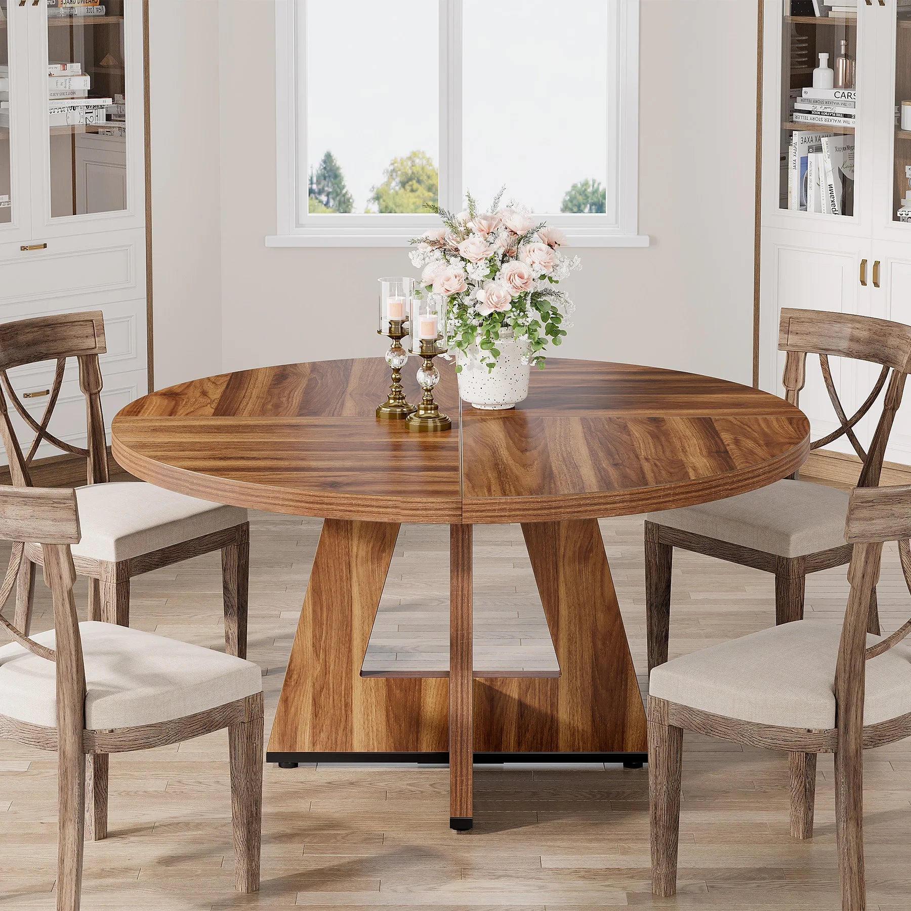 Farmhouse Round Dining Table