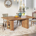 Farmhouse Dining Table with Storage