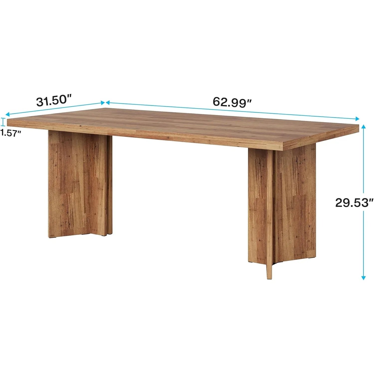 Farmhouse Dining Table for 4–6