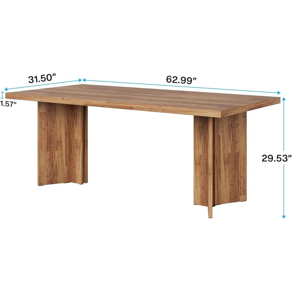 Farmhouse Dining Table for 4–6