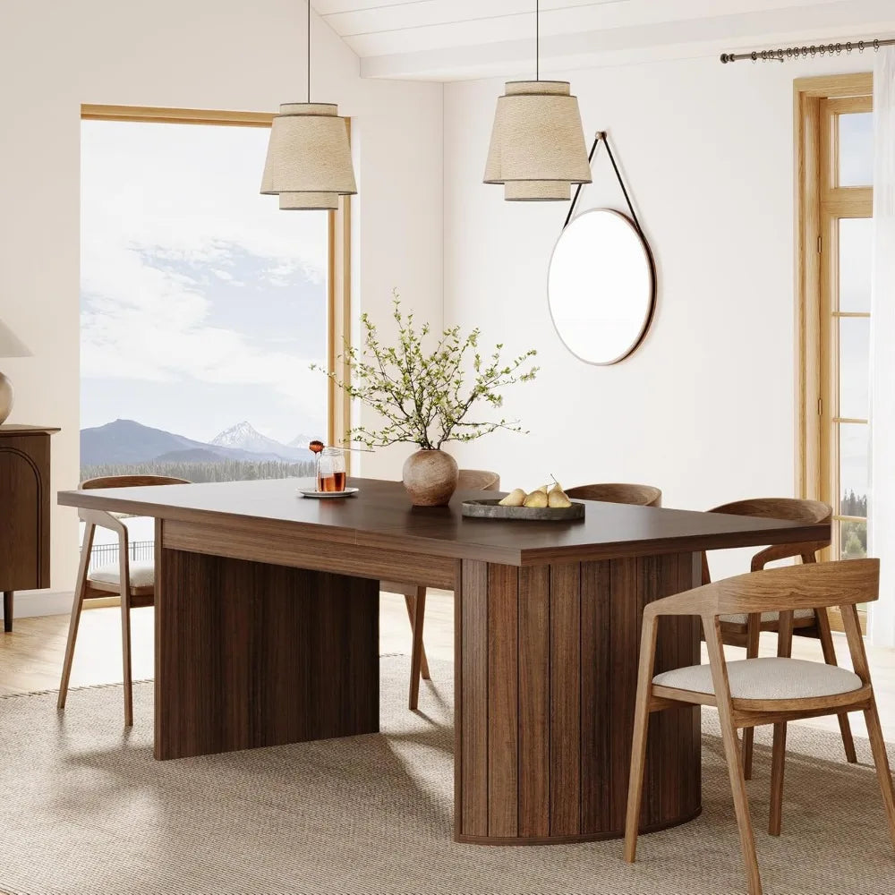 Farmhouse Dining Table for 6–8