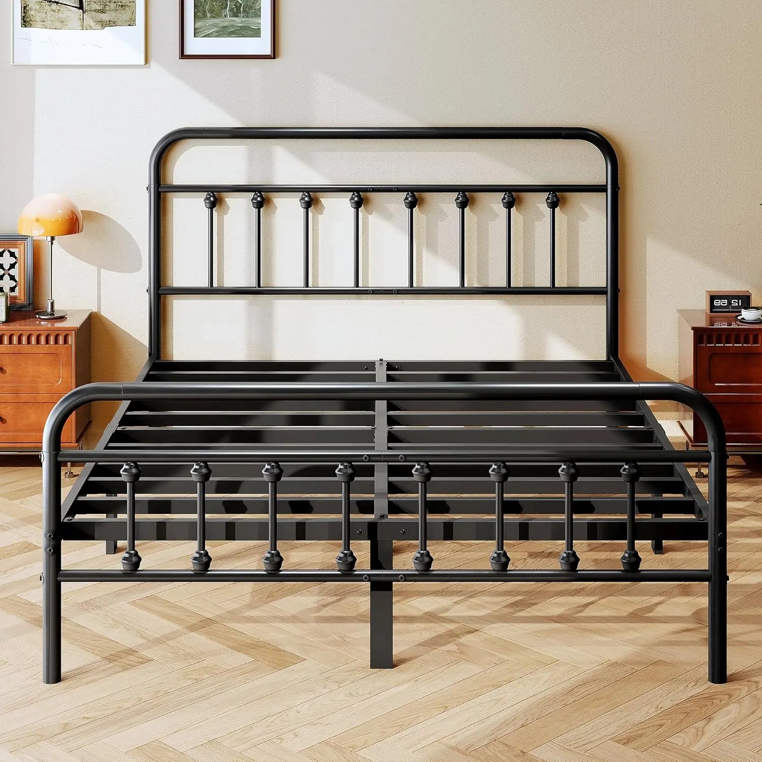 Victorian Metal Platform Bed