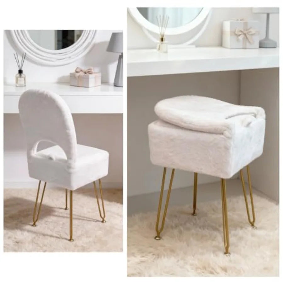 Vanity Chair with Storage