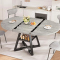 Extendable Round Dining Table