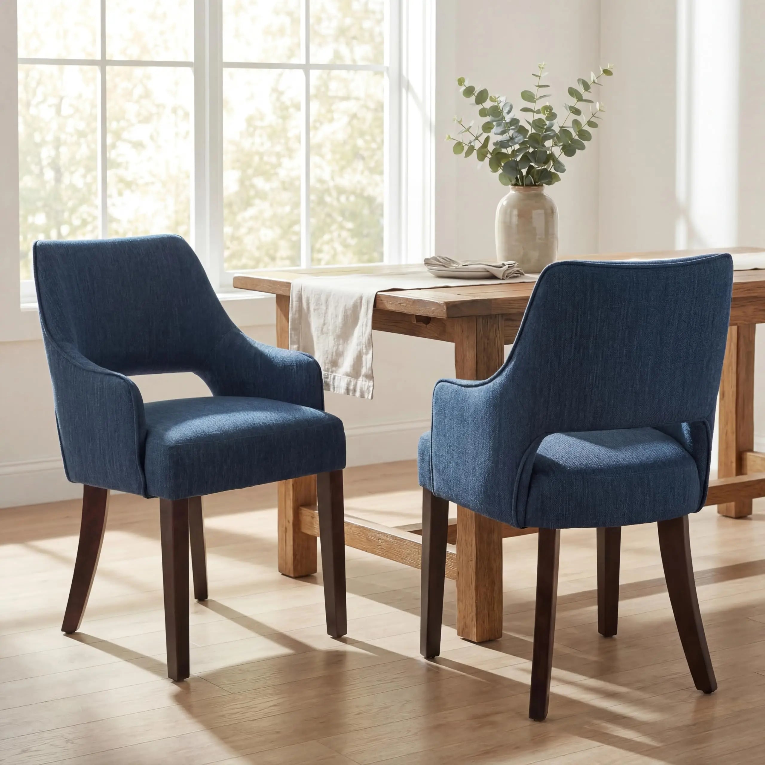 Upholstered Dining Chairs Set of 2
