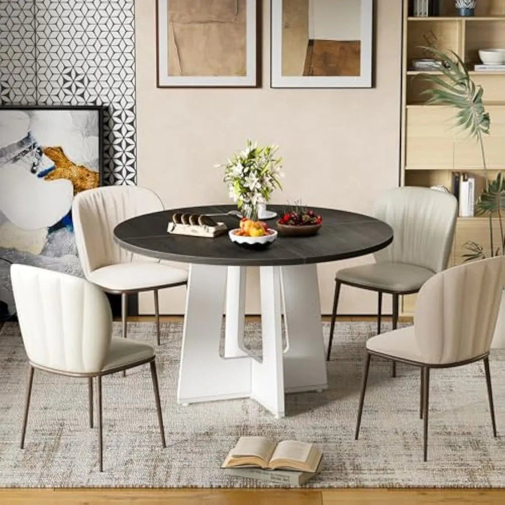 Round Dining Table for 4